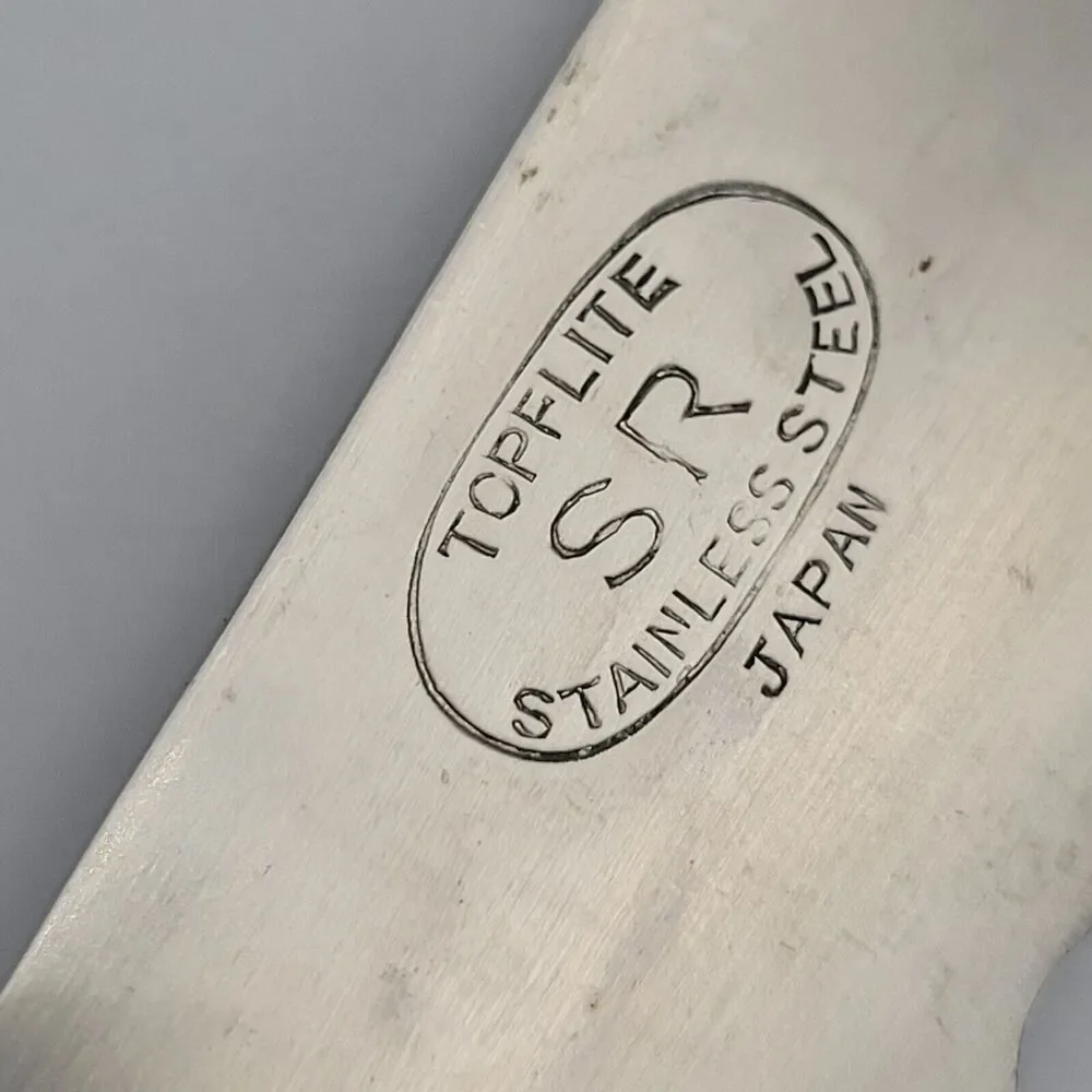 Top Flite SR Carving KNIFE Set Mid Century Modern Japan Stainless Steel Vtg 1955